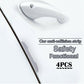 4pcs Car Grey Door Edge Guard Strip Scratch Protector Anti-collision Trim AH