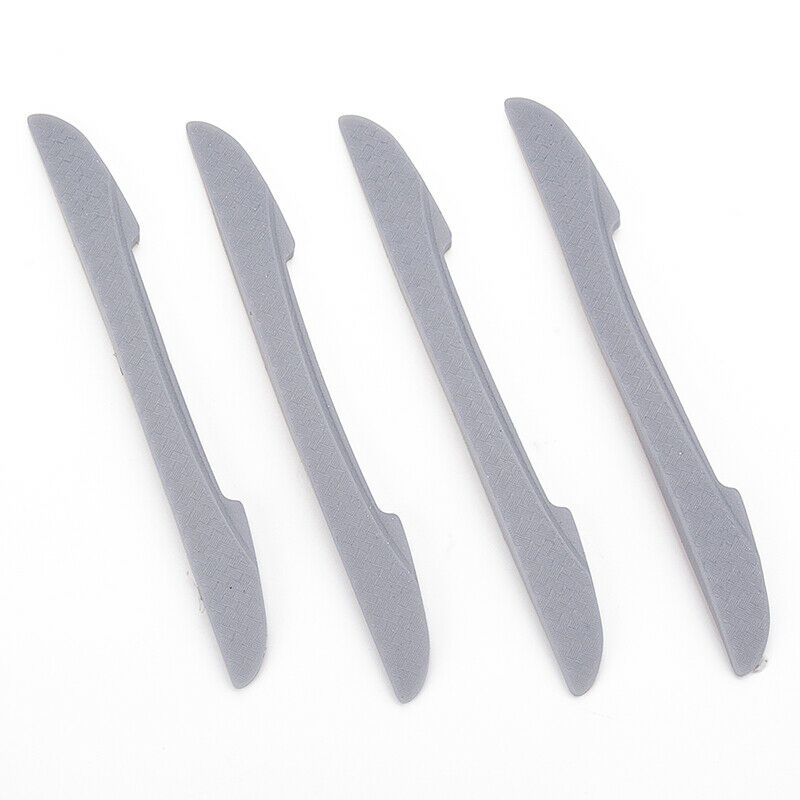 4pcs Car Grey Door Edge Guard Strip Scratch Protector Anti-collision Trim AH