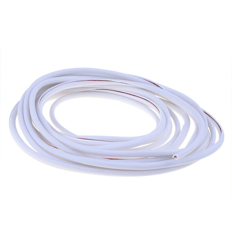 1*White 5M PVC Car Body Door Edge Protector Strip Guard Moulding Trim Decor