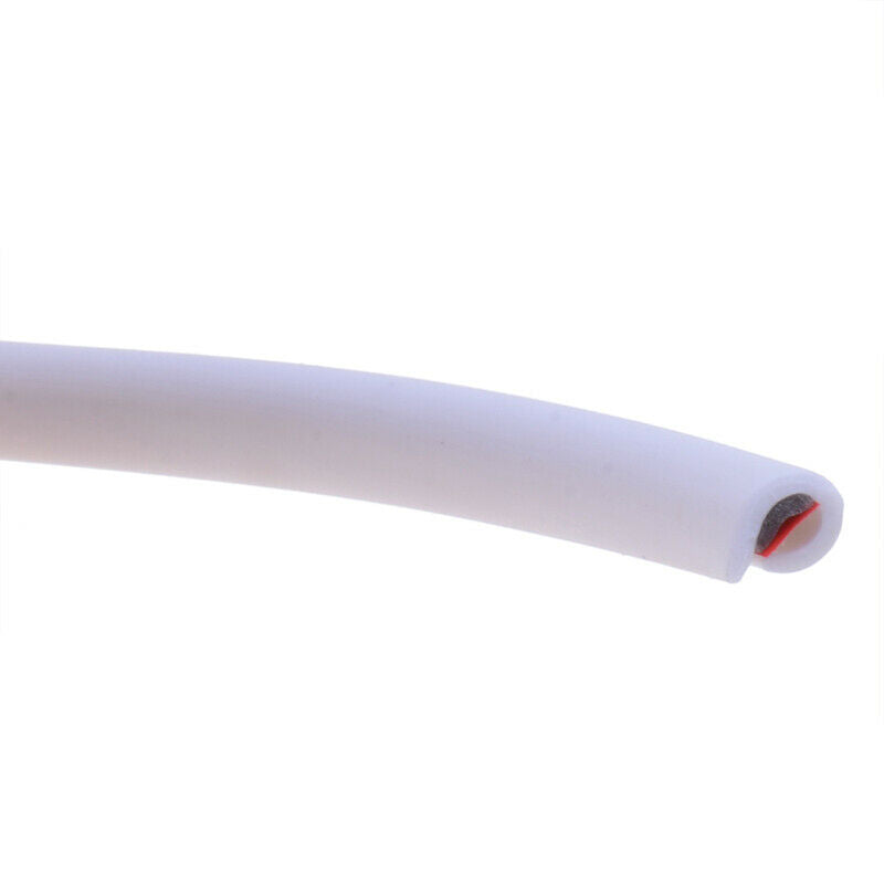 1*White 5M PVC Car Body Door Edge Protector Strip Guard Moulding Trim Decor