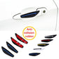 4x BLUE &BLACK Car Bumper Protector Straps Guard Door Edge Anti-Scratch Strips