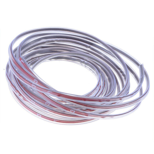 1*5M Car Truck Door Edge Bumper Protector Molding Strip Rubber Trim Transparent