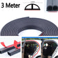 Black 3M Car B Shape Strip Door Scratch Protector Edge Guard Rear Trim Rubber