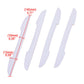 4x Car SUV White Door Edge Guard Strip Scratch Protector Anti-collision Trim AH