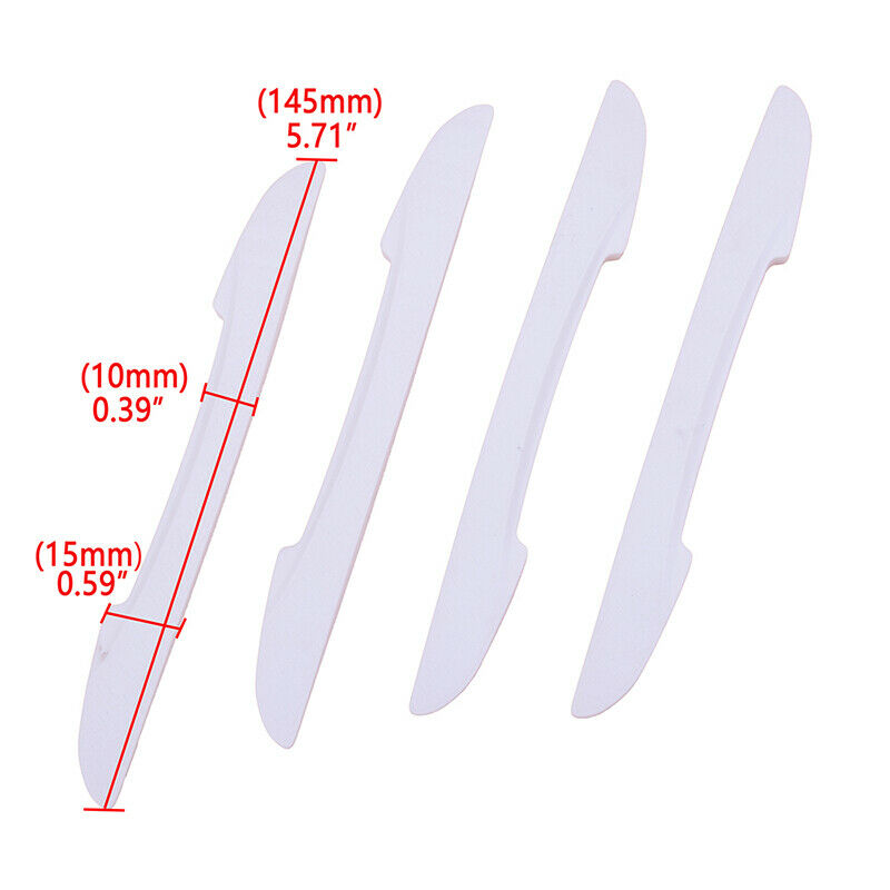 4x Car SUV White Door Edge Guard Strip Scratch Protector Anti-collision Trim AH