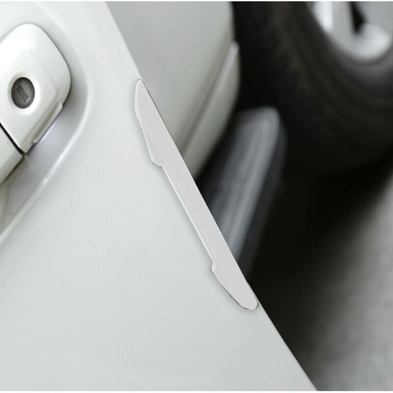 4x Car SUV White Door Edge Guard Strip Scratch Protector Anti-collision Trim AH