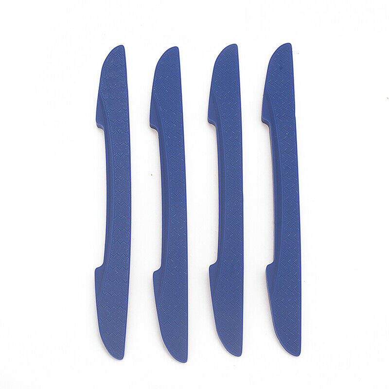NEW 4pcs Car Blue Door Edge Guard Strip Scratch Protector Anti-collision Decor