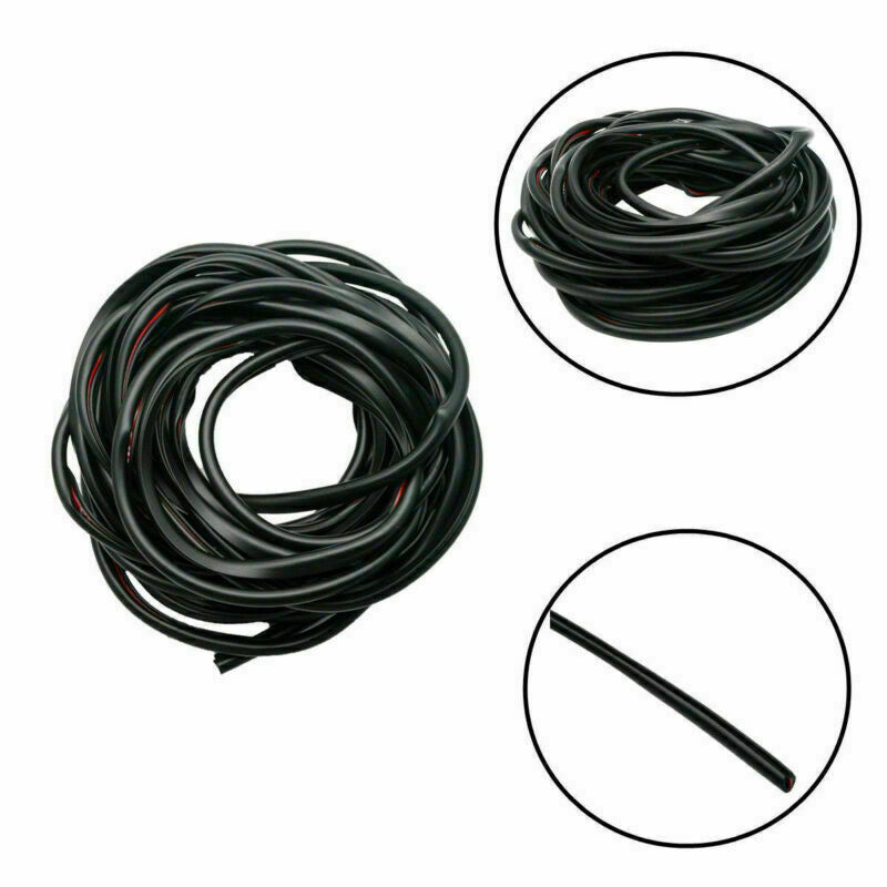 5M Black Car Door Boot Edge Protector Seal Strip Guard Weatherstrip Trim Rubber