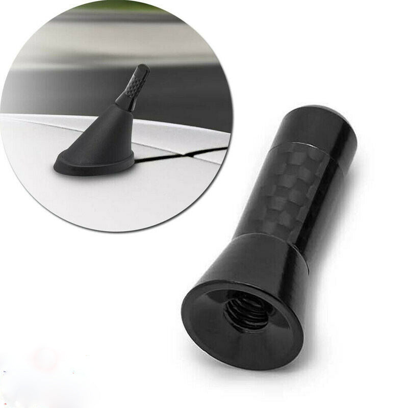 Mini Black Carbon Car Aerial Bee Sting Mast Antenna Ariel Arial Radio Stubby UK1