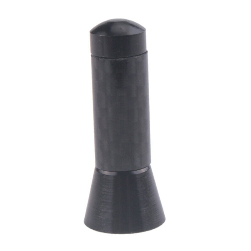 Black Carbon Fiber Bee Sting Stubby Short Car Aerial Ariel Antenna Screw HIQABS