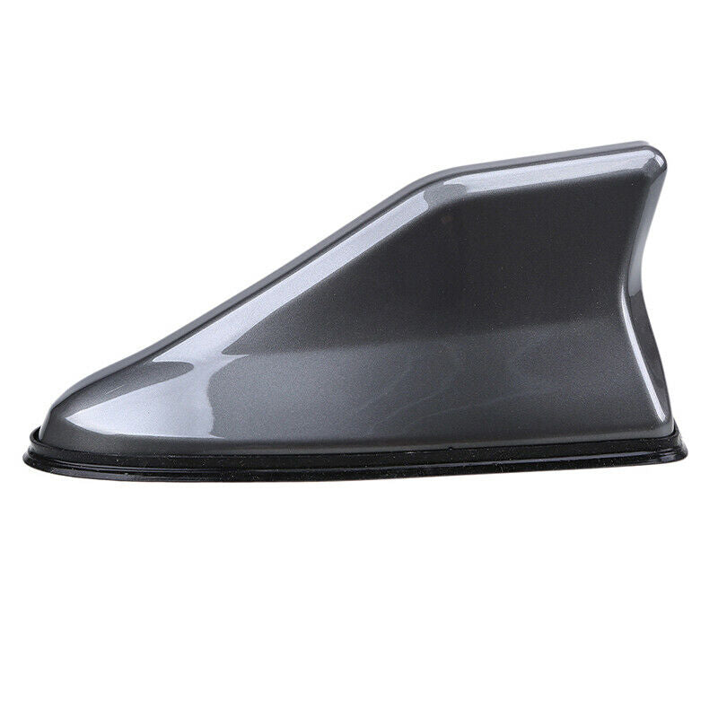 Grey Car Shark Fin Roof Antenna Aerial Mast FM/AM Radio Signal For Land rover