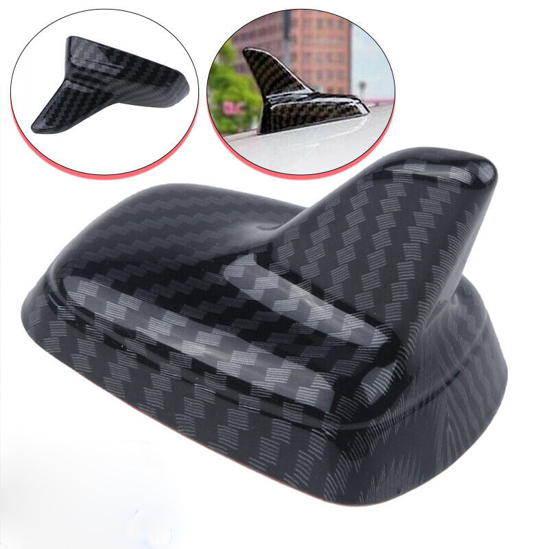 Carbon Fiber Look Car SUV Shark Fin Decor Dummy Roof Antenna Aerial For Benz