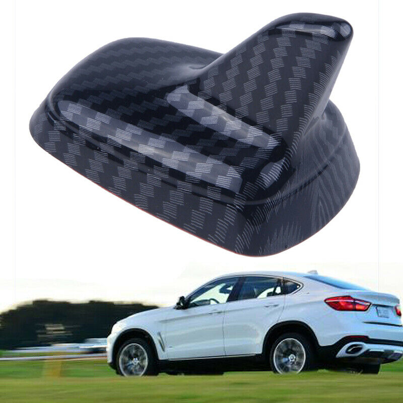 Carbon Fiber Look Car SUV Shark Fin Decor Dummy Roof Antenna Aerial For Benz