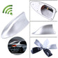 Silver Car Shark Fin Aerial Antenna Mast Roof AM/FM Radio Signal For BMW AUTO 1
