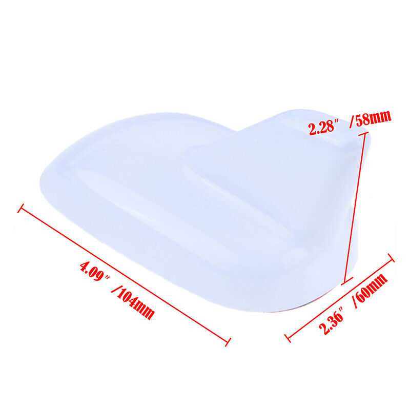 1* White SUV Auto Car Shark Fin Dummy Aerial Antenna Roof Decor For Audi Decor