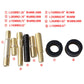 1pcs Gold Auto Car Bullet Antenna Aluminum Radio FM Antena Kit Universal Screw