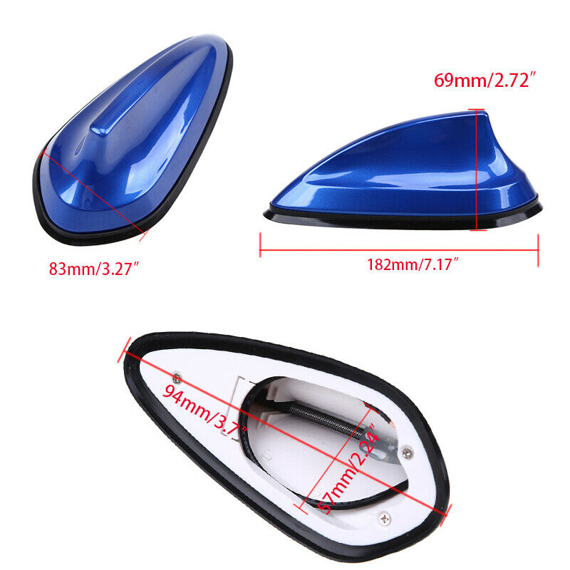 1pcs Universal Car Shark Fin Antenna Radio FM/AM Signal AerialSedan SUV