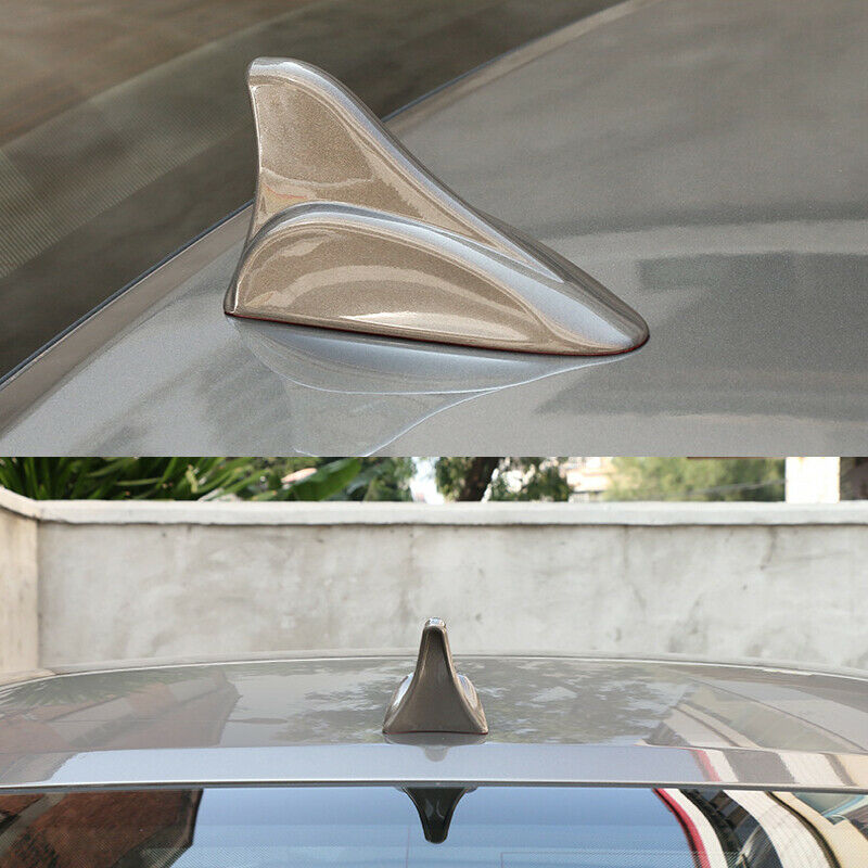 Gold Car SUV Super Shark Fin Aerial Antenna Roof Radio Signal AutoFor CIVIC AH01