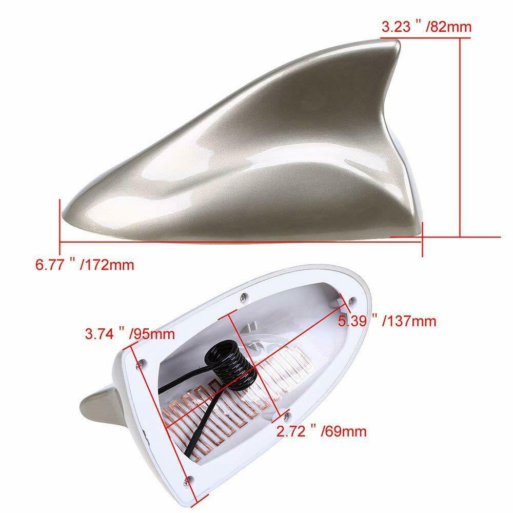 Gold Car SUV Super Shark Fin Aerial Antenna Roof Radio Signal AutoFor CIVIC AH01