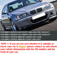 1 Pair For 1998-2001 BMW E46 2 Door Coupe Matte Black Kidney Grille Grill