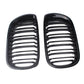 Gloss Black Kidney Grille Grill For BMW 3 Series E46 Sedan 2002-05 Facelift Auto