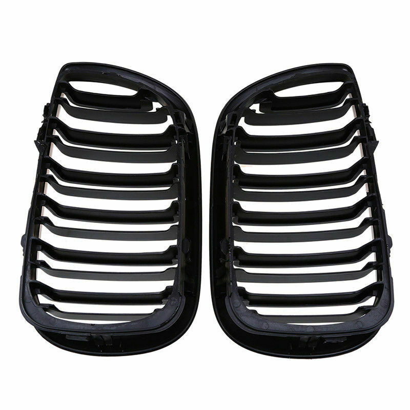 Gloss Black Kidney Grille Grill For BMW 3 Series E46 Sedan 2002-05 Facelift Auto