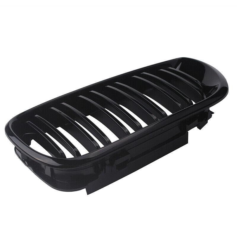 Gloss Black Kidney Grille Grill For BMW 3 Series E46 Sedan 2002-05 Facelift Auto