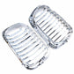 2x Chrome Kidney Grill Grille Bumper For BMW E46 2DR 3 Series 98-01 Pre-facelift
