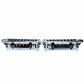 2x Chrome Kidney Grill Grille Bumper For BMW E46 2DR 3 Series 98-01 Pre-facelift