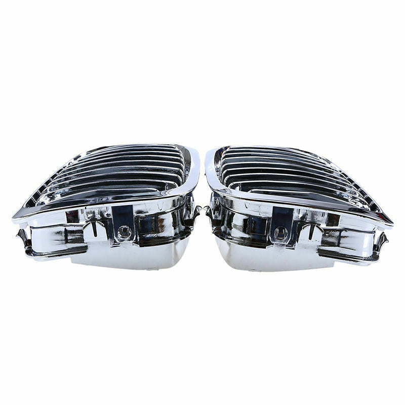 2x Chrome Kidney Grill Grille Bumper For BMW E46 2DR 3 Series 98-01 Pre-facelift
