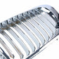 2x Chrome Kidney Grill Grille Bumper For BMW E46 2DR 3 Series 98-01 Pre-facelift