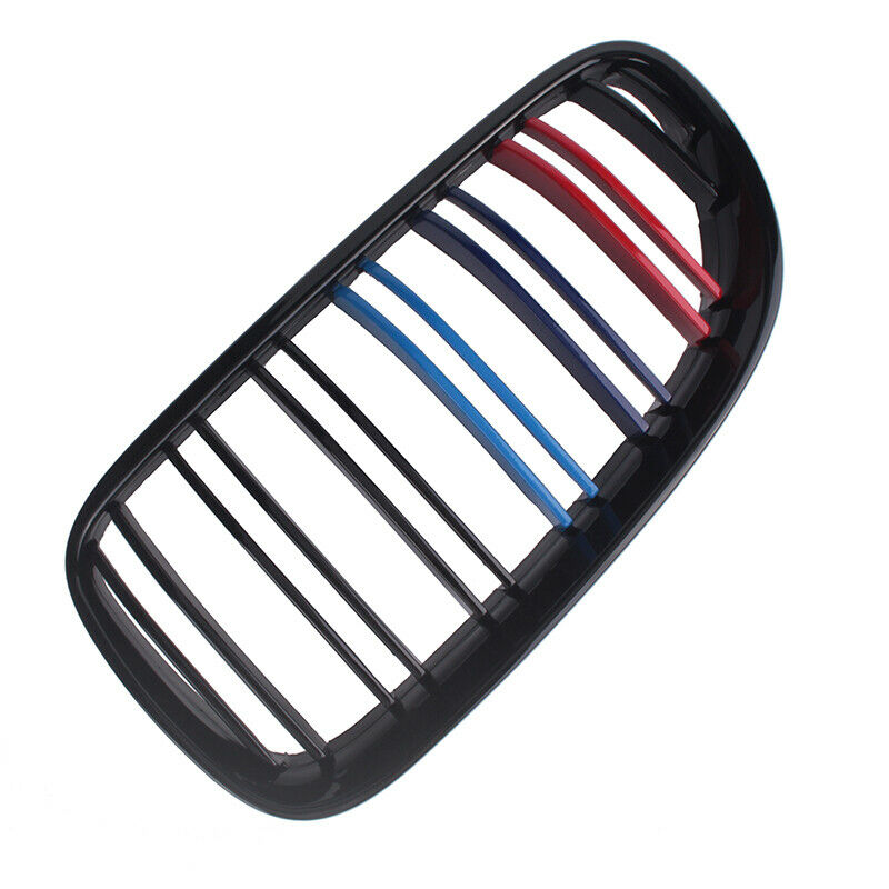 For 2010-2013 BMW 3 Series E92 E93LCI Kidney Grille Grill M Color Bright Black