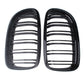 For BMW E90 E91 3 Series Kidney Grill Grille Gloss Black M Style 09-13 LCI Model