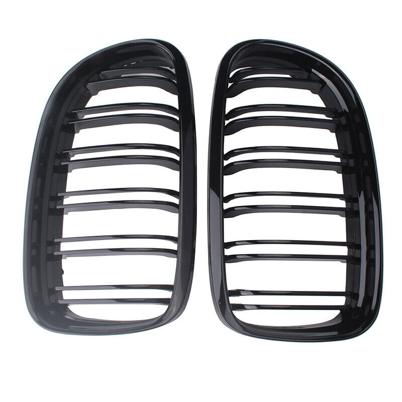 For BMW E90 E91 3 Series Kidney Grill Grille Gloss Black M Style 09-13 LCI Model