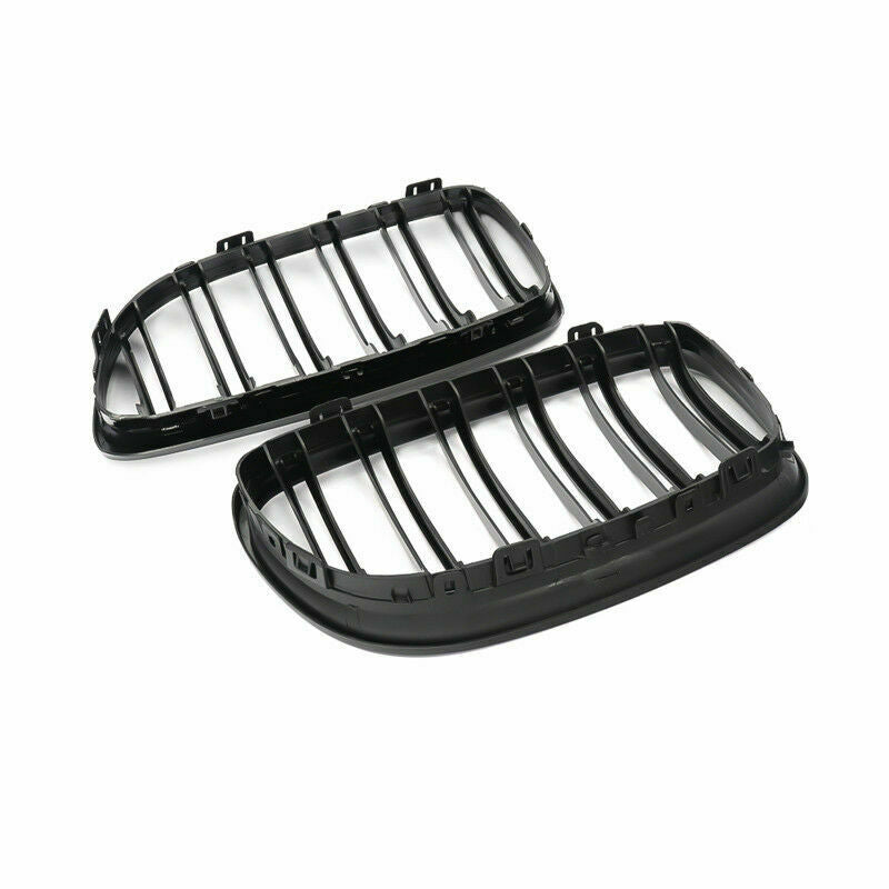 For BMW E90 E91 3 Series Kidney Grill Grille Gloss Black M Style 09-13 LCI Model
