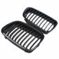 2pcs BLACK Front Grill Grille For BMW E46 Saloon 3 Series 98-01 Pre-facelift