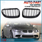 Gloss Black For BMW E92 E93 3 Series 10-13 LCI Coupe Cabrio Kidney Grille Grill