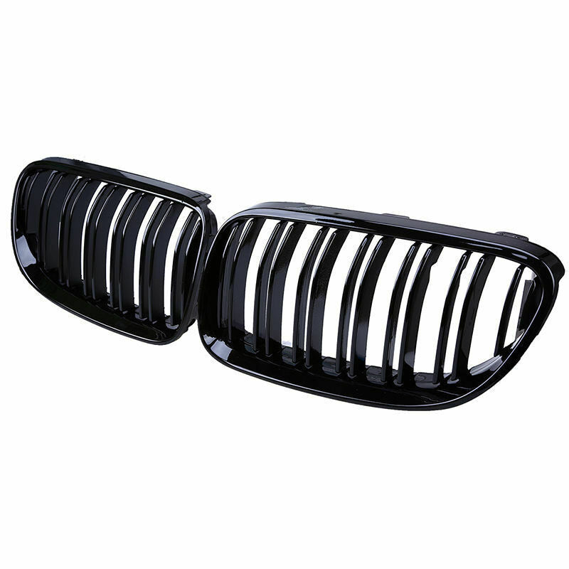 Gloss Black For BMW E92 E93 3 Series 10-13 LCI Coupe Cabrio Kidney Grille Grill
