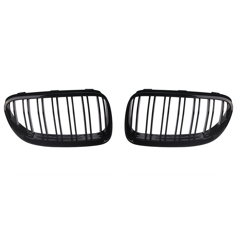 Gloss Black For BMW E92 E93 3 Series 10-13 LCI Coupe Cabrio Kidney Grille Grill