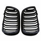 Pair Gloss Black Kidney Grille Grill For BMW 3 Series E46 Sedan 2002-05 Facelift