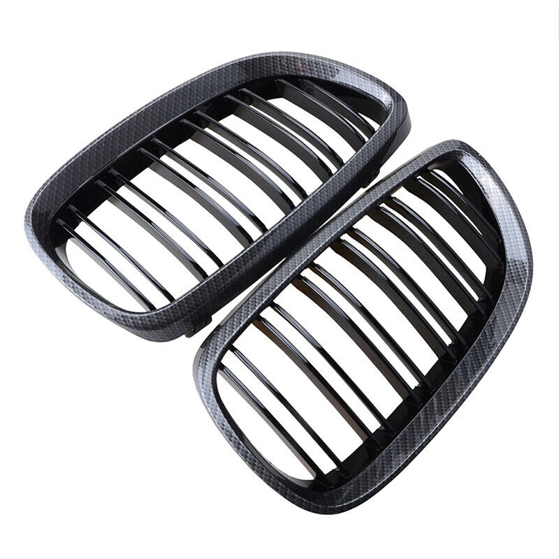 For 2006-2010 BMW 3-Series E92 E93 CoupeCarbon Fiber Style Kidney Grill Grille