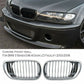 2pcs Chrome Front Bumper Grille Grill For BMW 3-Series E46 02-05 LCI Facelift
