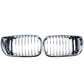 2pcs Chrome Front Bumper Grille Grill For BMW 3-Series E46 02-05 LCI Facelift