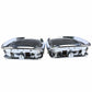 2pcs Chrome Front Bumper Grille Grill For BMW 3-Series E46 02-05 LCI Facelift