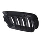 For BMW E39 Facelift 525/528 1997-03 Gloss Black Double Slat Front Grilles Grill