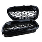 Cool Diamond Black Kidney Grill Grilles For BMW F10 F11 F18 5-Series 2010-2016