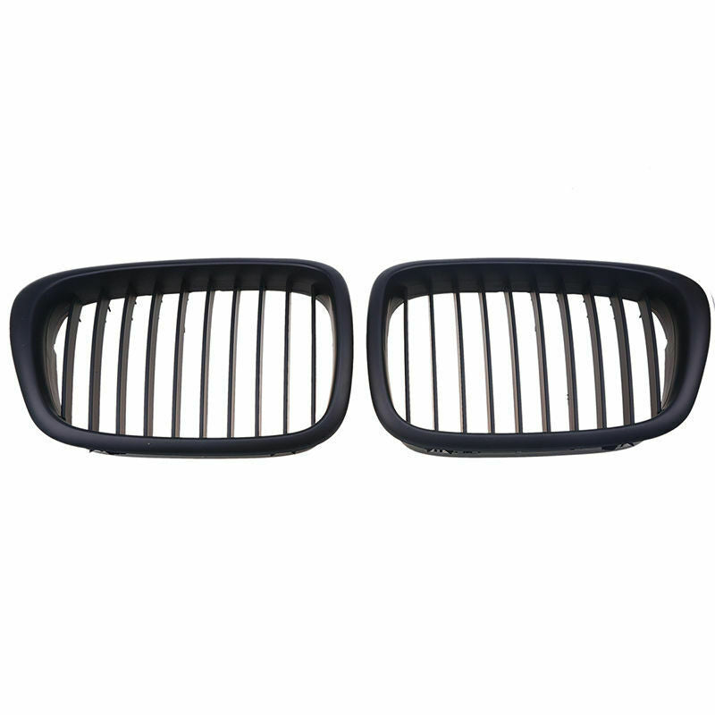 For BMW 97-03 E39 525i 528i 530i 540i M5 Matte Black Front Hood Kidney Grille