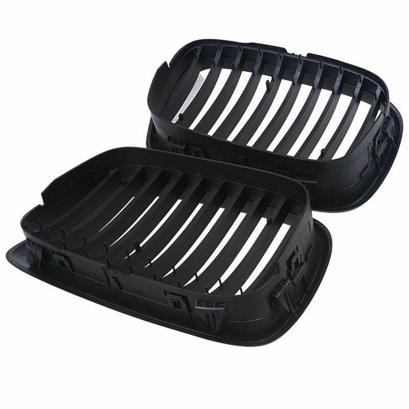 For BMW 97-03 E39 525i 528i 530i 540i M5 Matte Black Front Hood Kidney Grille