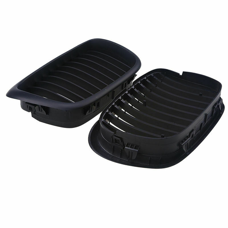 For BMW 97-03 E39 525i 528i 530i 540i M5 Matte Black Front Hood Kidney Grille