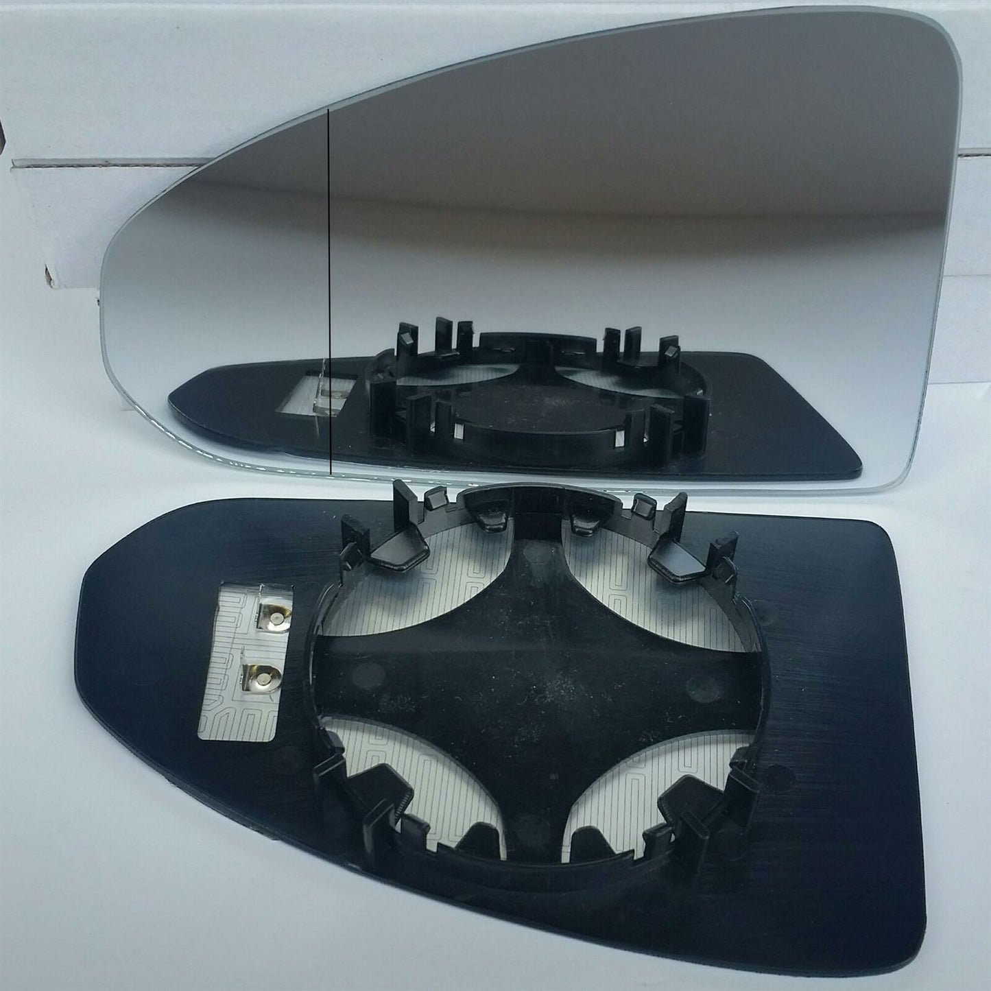 Left passenger side wide angle wing mirror glass for Audi TT 2014-2022 heated